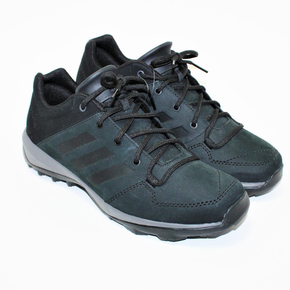 Adidas Daroga Plus Lea Black Marathon Running/Hiking Shoes Men's 9 NWT!